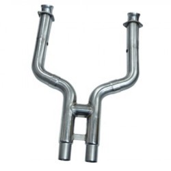 Kooks 2011-2014 Ford Shelby GT500 5.4L/5.8L 4V 3 x 2 3/4 Inch OEM Non-Catted Stainless H-Pipe Must Be Used w/Kooks Headers