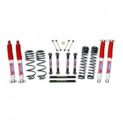 Skyjacker  4 Inch Dual Rate Long Travel One Box Kit w/OE Style Front and Rear Links and Nitro 8000 Shocks TJ/LJ 1997-2002 Jeep Wrangler 