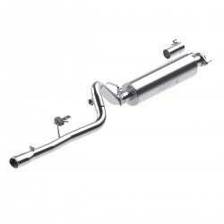 MBRP 2.5 Inch Cat Back Exhaust System Single For 86-00 Cherokee 2.5L 87-01 Cherokee 4.0L T409 Stainless Steel 